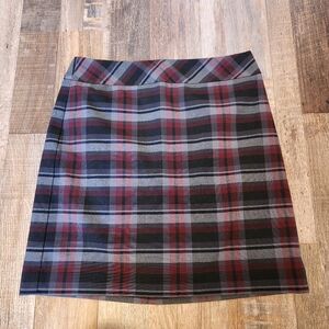 Loft Plaid Skirt